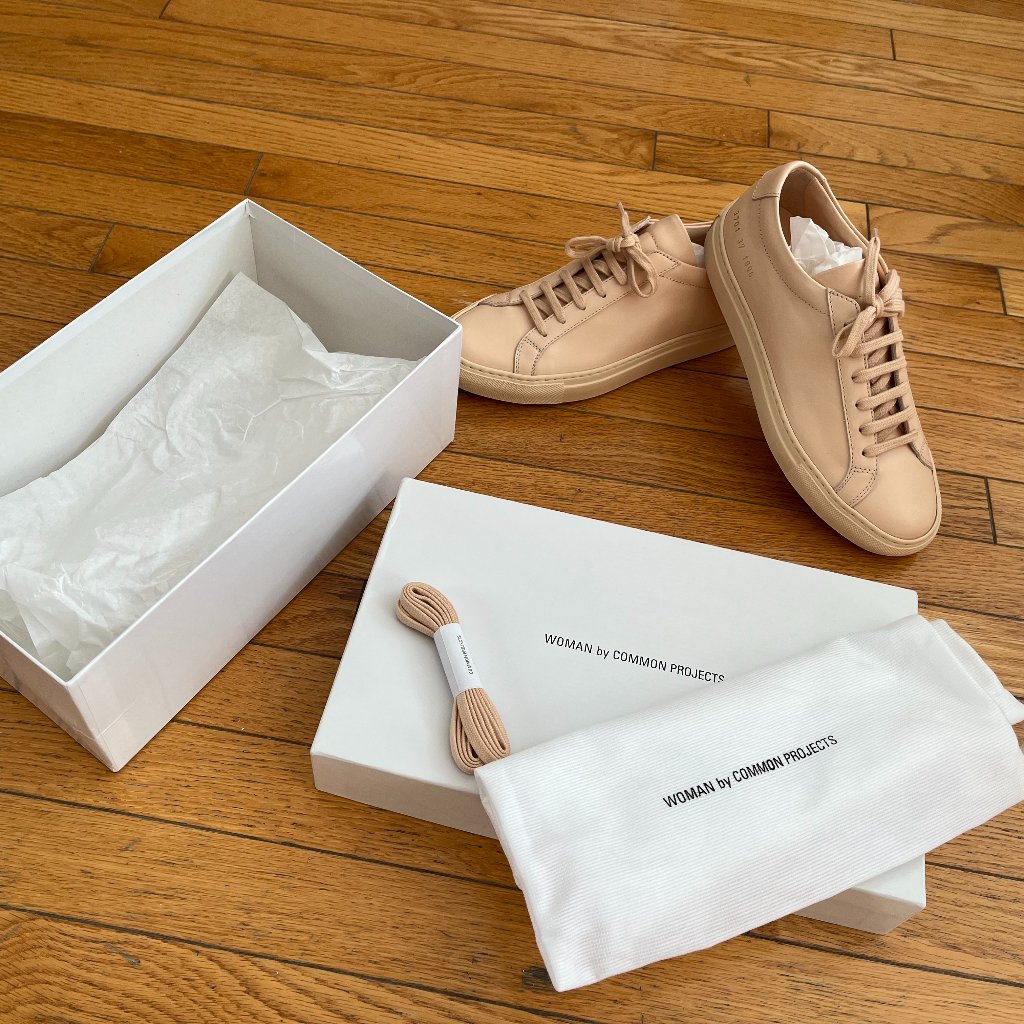 Brand New - Common Projects Women Original Achilles Low Size 37 Apricot